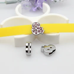 Elegant Pink Rhinestone Slide Letters (And)