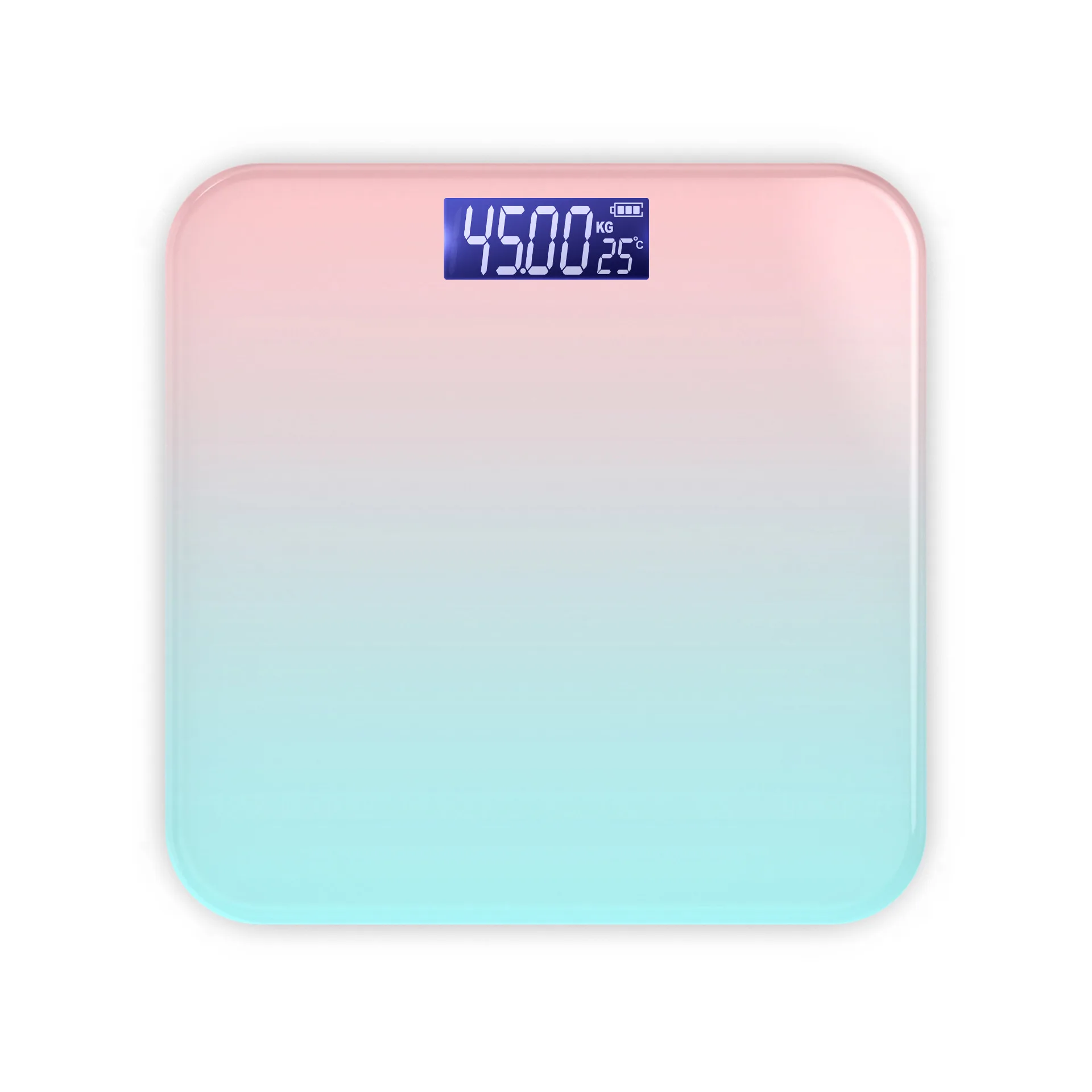 Gradient Color Smart Bluetooth Body Fat Measuring Scale Weighing Home Rechargeable Accurate Human Body Fat Scale 2