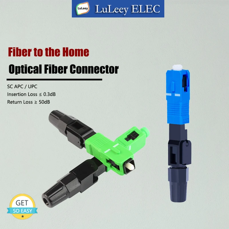 Connettore A Freddo Sc/Apc Connettore In Fibra Ottica Connettore Rapido Sc Upc In Fibra Ottica Monomodale Integrato In Fibra Ottica Ftth Sc