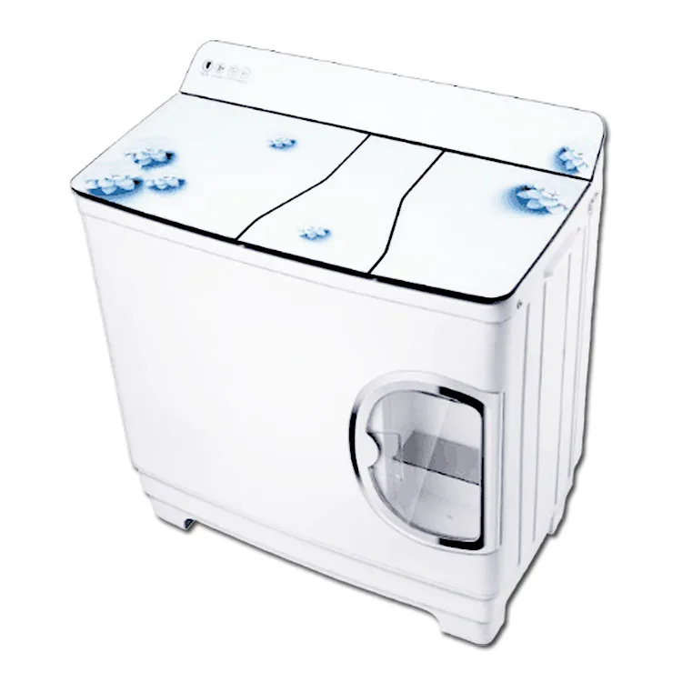 420w Power Mini Washer Can Wash 9.0kg Clothes+180w Power 7kg Dehydration Twin Tub Top Washer Three Tub Glass Washing Machine 3