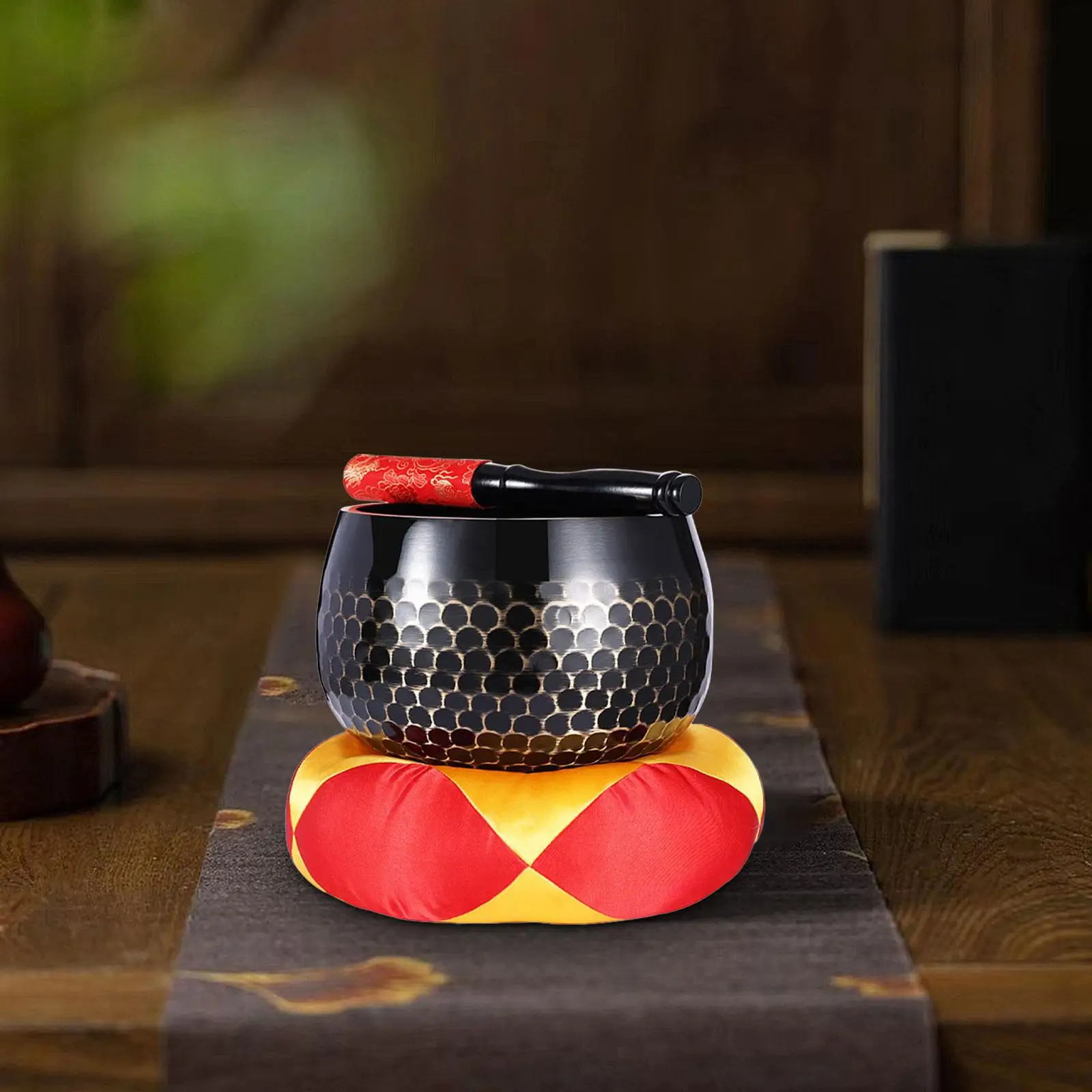 

Meditation Bowl Ancient Meditative Authentic Handcrafted Carving Craft Sound for Yoga for Yoga Holistic Healing Relaxation Music