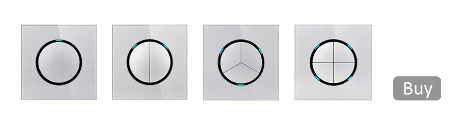 glass switch panel clean modern wall design