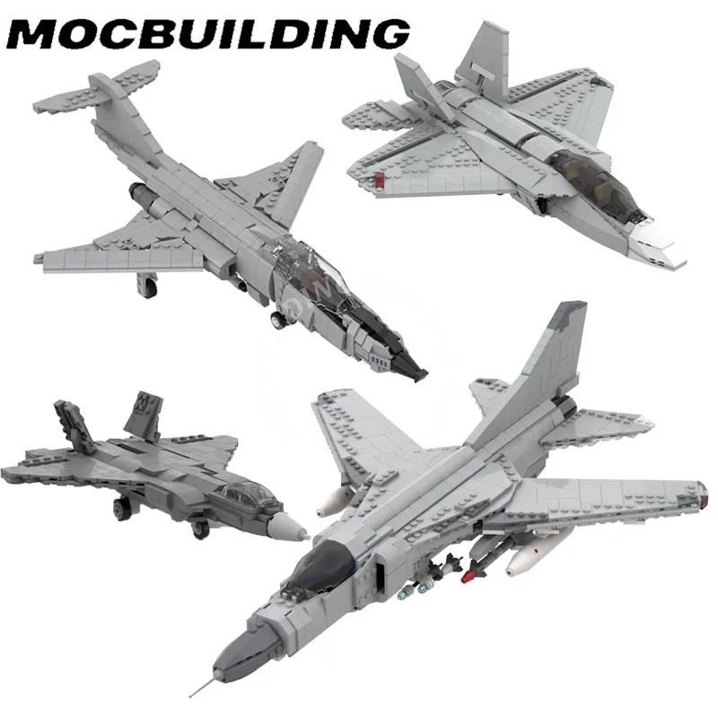 F-101 초음속 제트 전투기 Mig-23 모델 MOC 빌딩 블록 벽돌 DIY 건설..