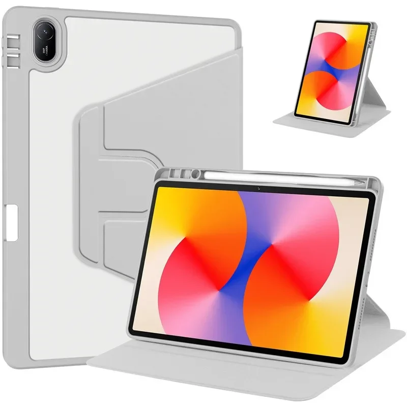 Premium 360° Rotating Acrylic Leather Back Cover