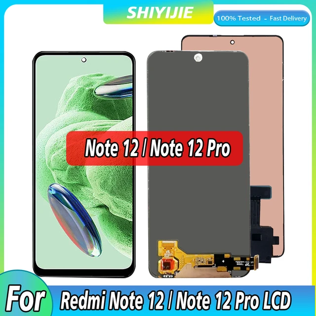Original AMOLED For Xiaomi Redmi Note 12 Note12 4G 5G 22111317I 22101317C  23021RAAEG LCD Display Touch Screen Digitizer Assembly