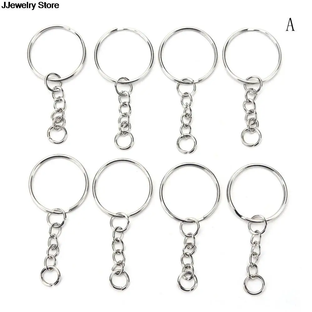 

100 шт./набор, брелки из нержавеющей стали