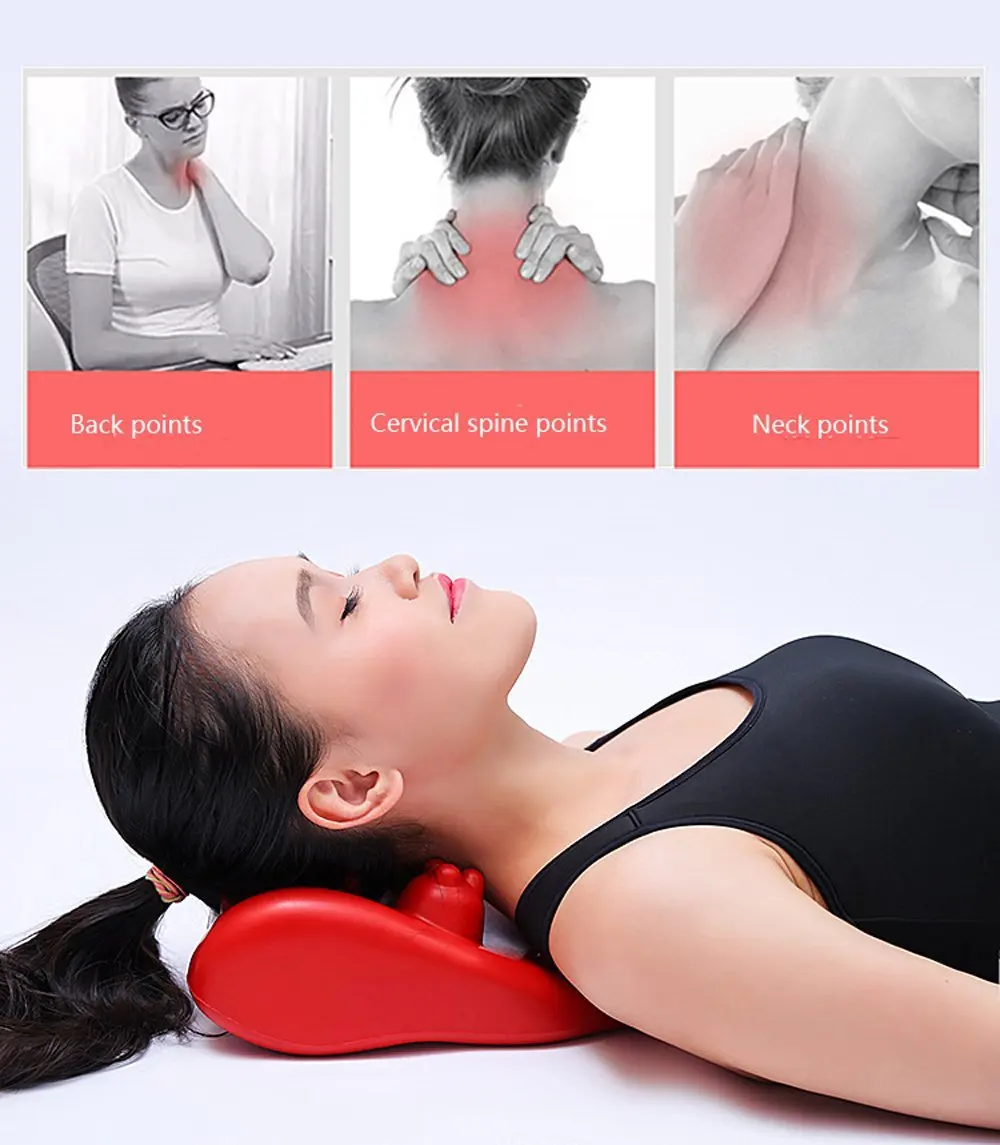 Acupressure massage neck cervical vertebra of neck back massager relieve Health care soothing massage pillow mat
