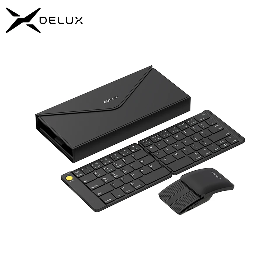 Delux PockCombo - White : DELUX PockCombo Portable Keyboard and