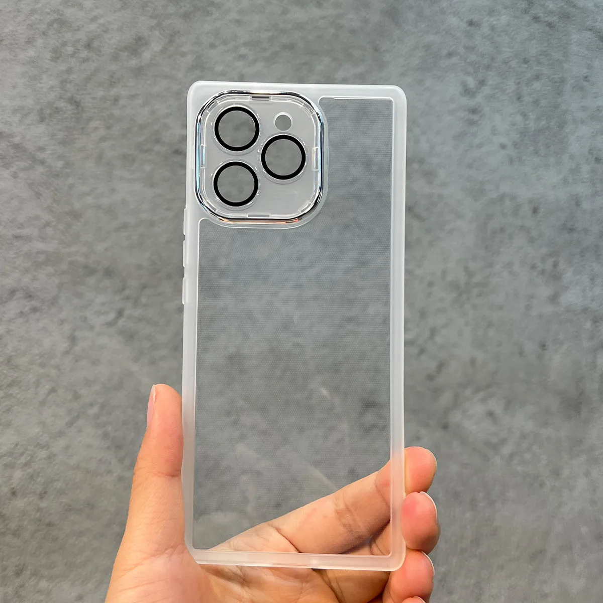 Luxury Soft Bumper Clear Back Phone Case