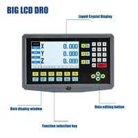 LCD DRO YH800-3 3 axes affichage de lecture numérique 19 langues TTL AC110V/220V pour fraiseuse alésage EDM encodeur d'échelle linéaire 2