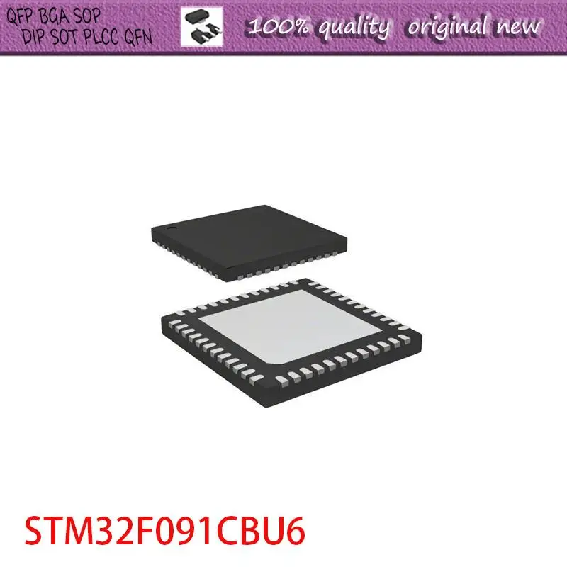 

NEW 1PCS/LOT STM32F091CBU6 STM32F STM32F091 STM32F091CB UFQFPN-48