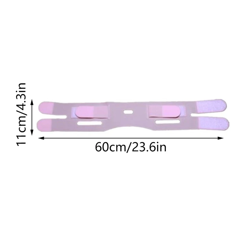 실리콘 V 페이스 리프팅 붕대, 얼굴 조각 슬리밍 밴드, 퍼밍 피부 이완 마사지, 페이스 리프트 마스크, 자체 가열, 1 개