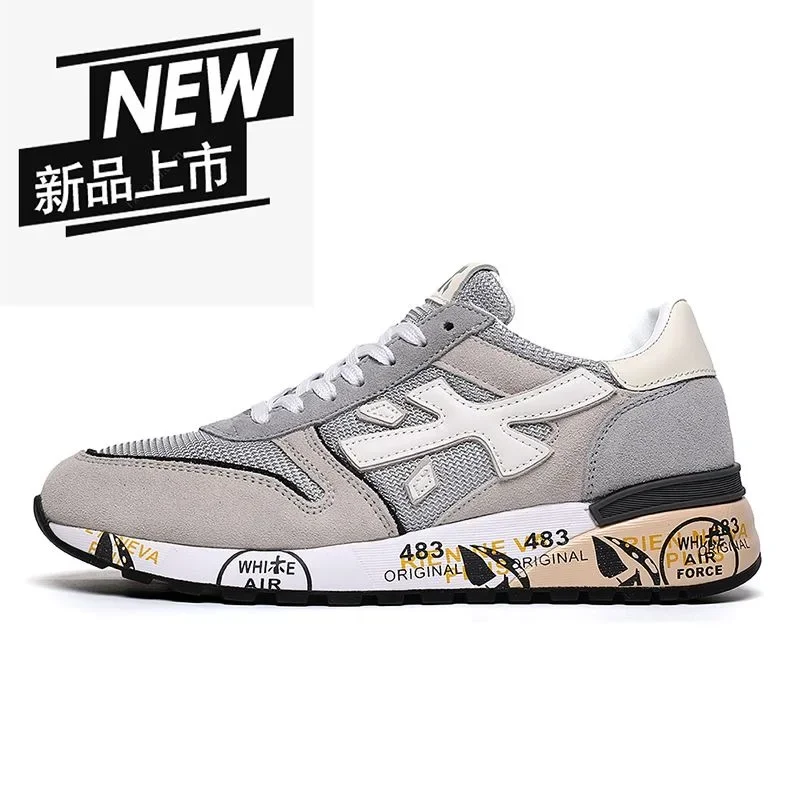 Premiata Luxury Designer Shoes Premiata Runner Donna Sneakers Lander Landeck Mick Tennis Green Midnight Blue Brown Mens Trainer