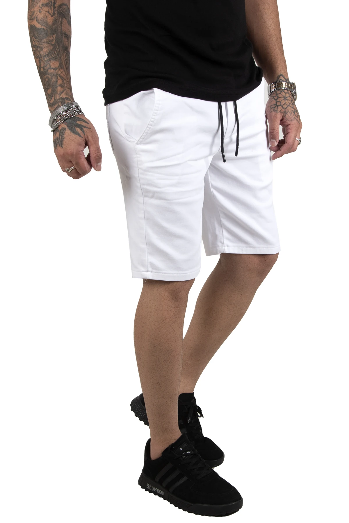 

DeepSEA waist elastic lace-up male combed shorts 2201205