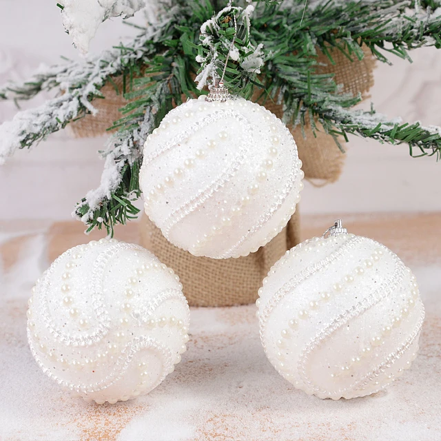 Styrofoam Balls Christmas Tree Decorations  Diy Styrofoam Ball Christmas  Ornaments - Christmas Ball Ornaments - Aliexpress