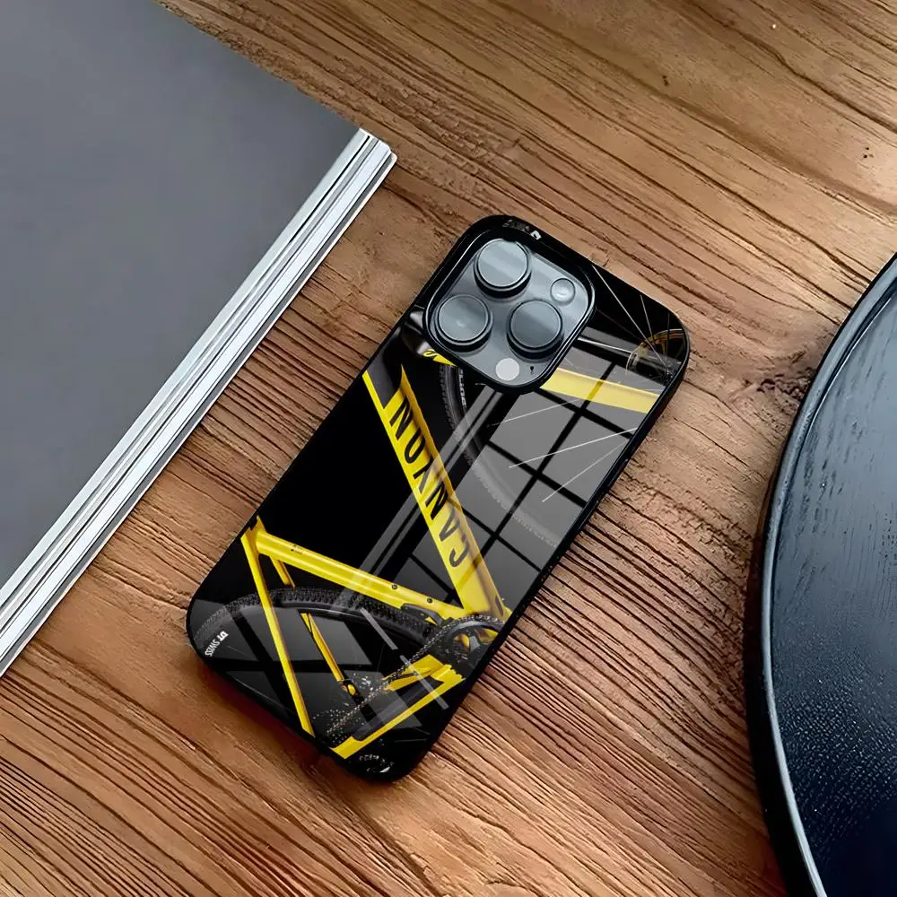 Enhanced Glass Design Phone Case with C-Canyon Pattern
