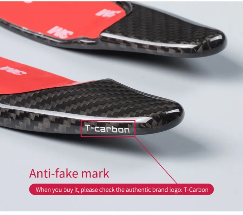 Carbon Fiber Paddle Shift For Caddillac XT5 XT6 CT6 Steering Wheel Paddle Shifter Extension