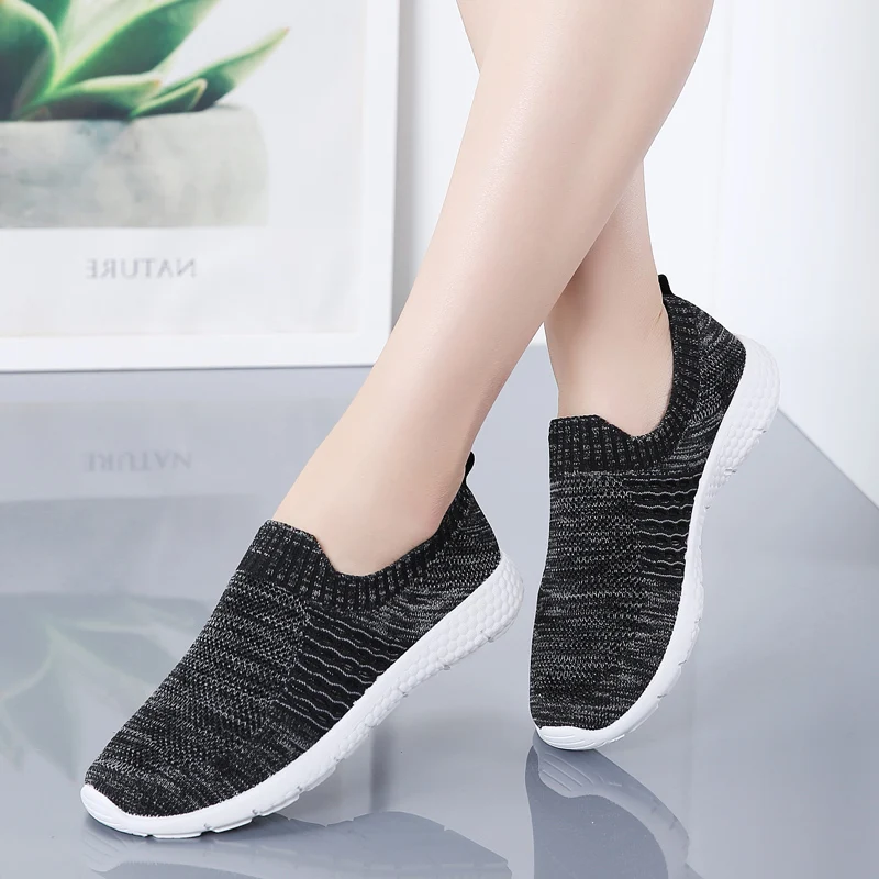 

Туфли женские на мягкой нескользящей подошве, обувь для мам среднего и пожилого возраста, прогулочная обувь с одной педалью для спорта и отдыха