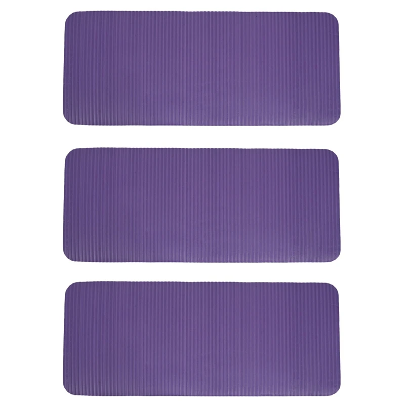 

3X Yoga Knee Pad 15Mm Yoga Mat Large Thick Pilates Exercise Fitness Pilates Workout Mat Non Slip Camping Mats