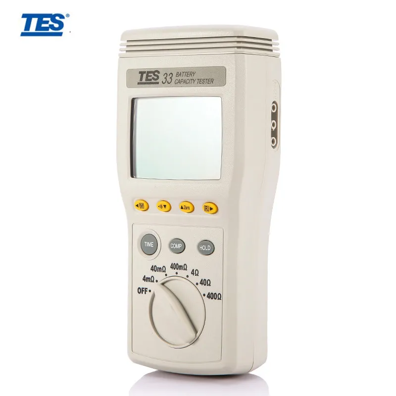 

TES-33 Battery Capacity Tester Battery DCA/DCV/Capacity/Resistance/Temperature with USB Datalogger