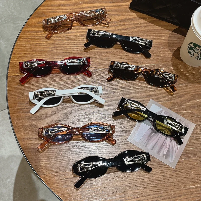 Small Full Oval Frame Sunglasses Trendy Fashion Multicolored Female Shades UV400 Eyewear for Ladies