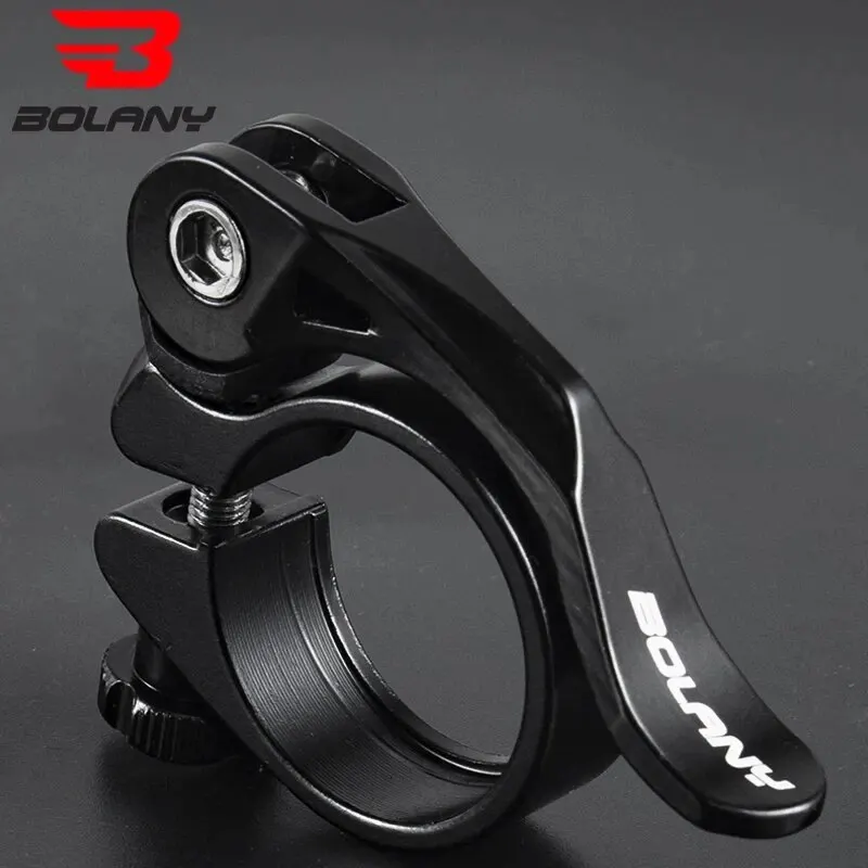 Bike Seatpost Clamp BOLANY Bicycle Seatpost Clamp 31.8/34.9mm Aluminum Alloy Seat For MTB Road Bike Accessories