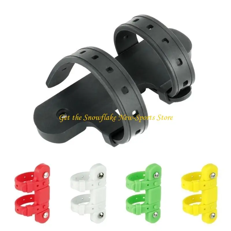 E56D Wide Fahrrad Wasserkocher Mount Adapter Verband Flaschenhalter Gurt Sattelstütze Gabel Rahmen Installation mit und – Detail 1