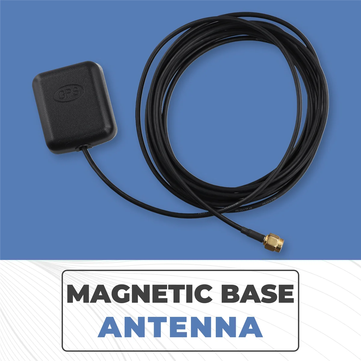 마그네틱 베이스 자동차 SMA GPS 안테나, 공중 3 미터, 1575.42 MHz