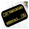 Airplane Departure Arrival Entrance Doormat Modern Anti-slip Bedroom Living Room Area Rug Balcony Bathroom Floor Mats Home Decor 2