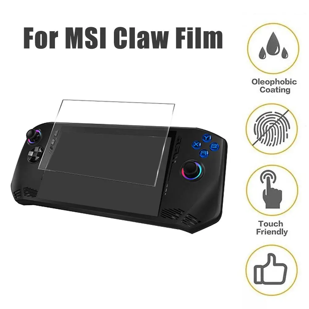 Pellicola Protettiva Per La Prevenzione Dei Graffi Adatta Per Console Di Gioco Msi Claw Con Pellicola Temperata Msi Palmare Ad Alta Definizione K2L3