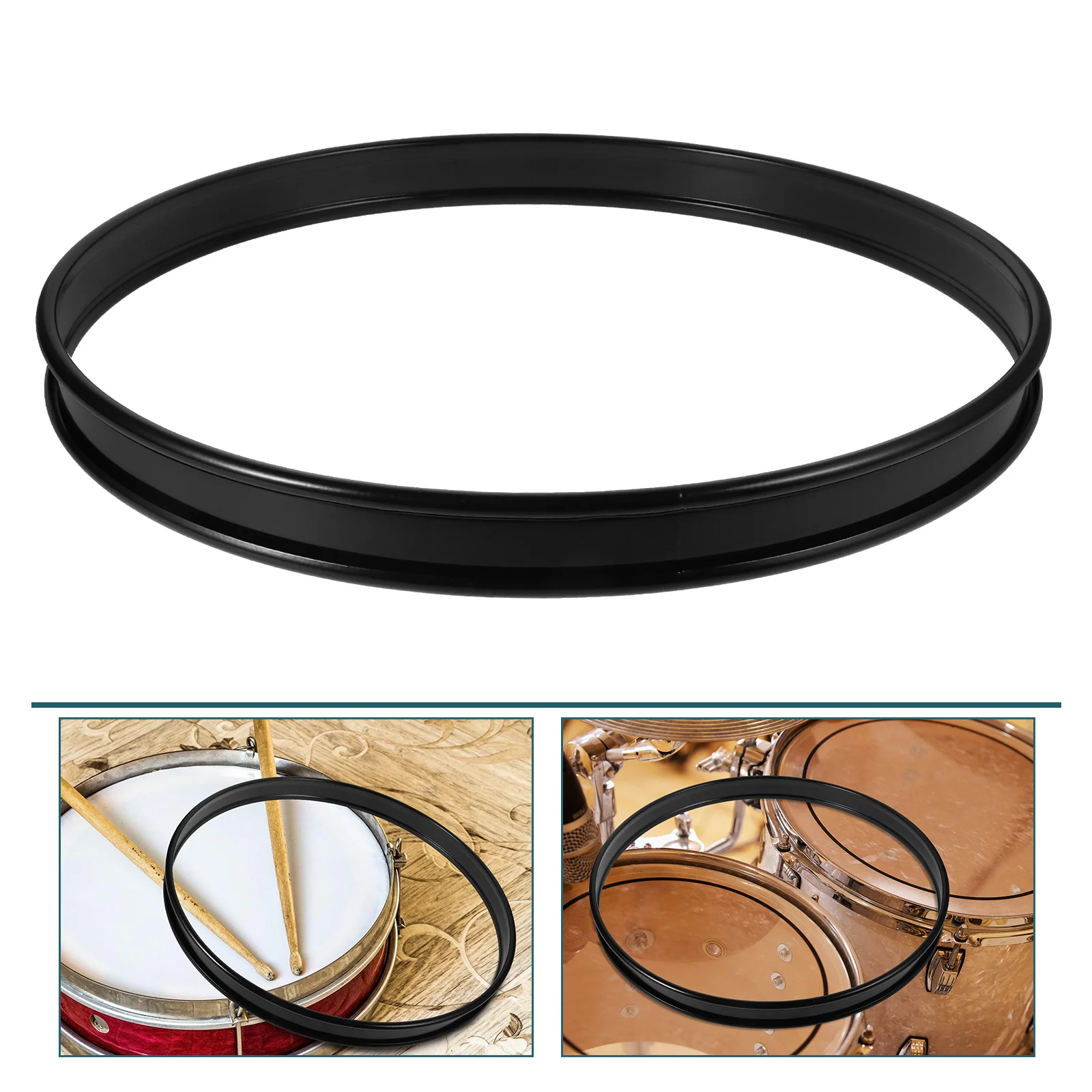 16 Pcs Drum Hoop Clamp Electric Drum Accessories Bass Hoop Protector Rim Mellophone Metal Hardware Musical Instruments