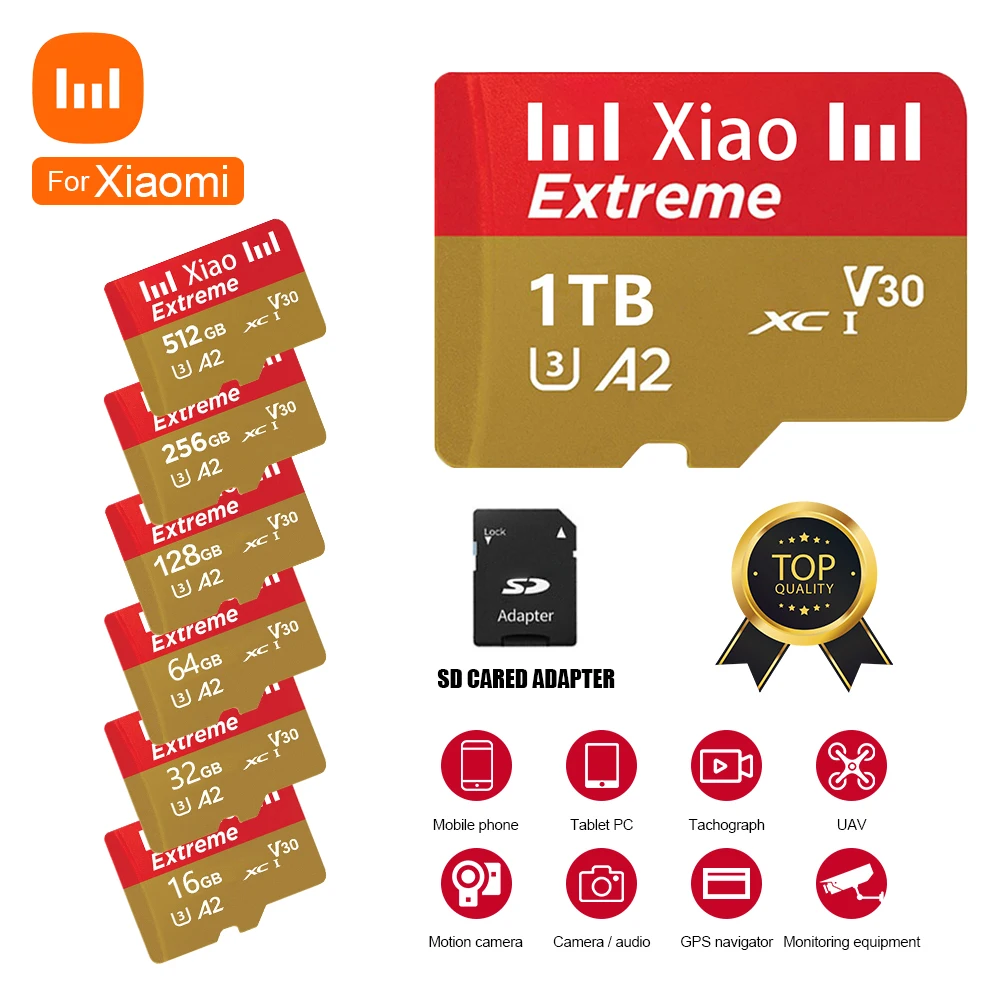 Per Xiaomi Original Memory Card 1Tb Micro Tf Sd Card 512Gb 256Gb 128Gb Extreme Flash Card Cartao De Memoria Per Computer/Telefono
