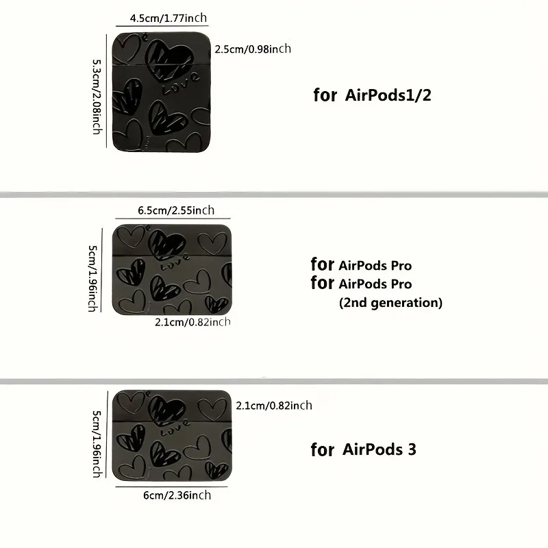 Black TPU Shockproof Case for Airpods Wireless Earphones