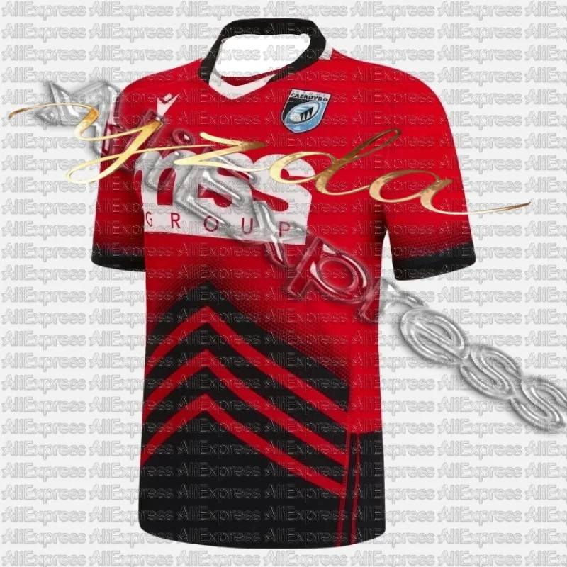 Cardiff Blues ラグビーウェア Mサイズ Cardiff Blues Rugby Jersey Men's Outdoor Sports Casual T