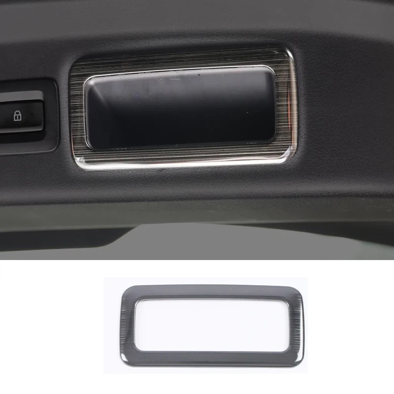 Car Trunk Door Open Handle Frame Trims Rear Door Decoration Style for