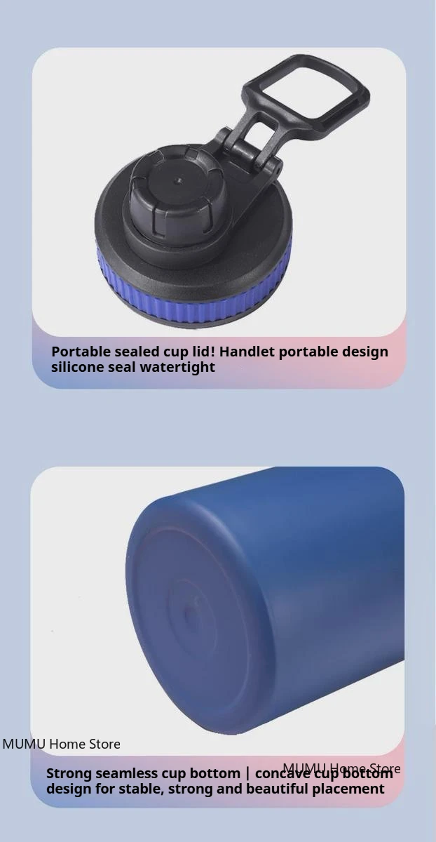 1000ML Outdoor Thermos Water Bottle Stainless Steel Insulated 24 S7d231969101e41b2b3c410f5b441b8f2t