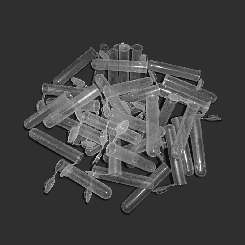 200pcs/bag 10ml Plastic Centrifuge Lab Test Tube Centrifuge Tubes Vials Sample Lab Container
