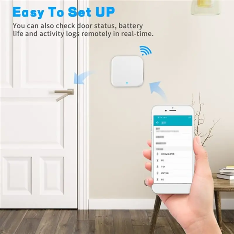 B67C Ttlock APP G2 블루투스-와이파이 변환기, 스마트 전자 도어록 홈 브리지 게이트웨이 장치 미국 전원 플러그 미국 플러그