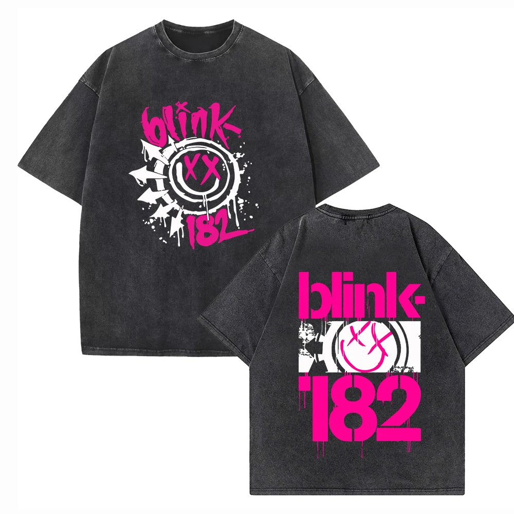 

Blink 182 One More Time Summer Tour Shirts Harajuku Hip Hop Streetwear Cotton Vintage T-Shirts