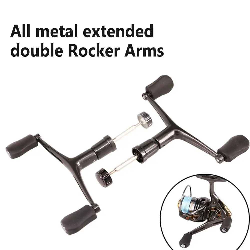 Handle Knob Spinning Reel Metal Double Knob Replacement Metal