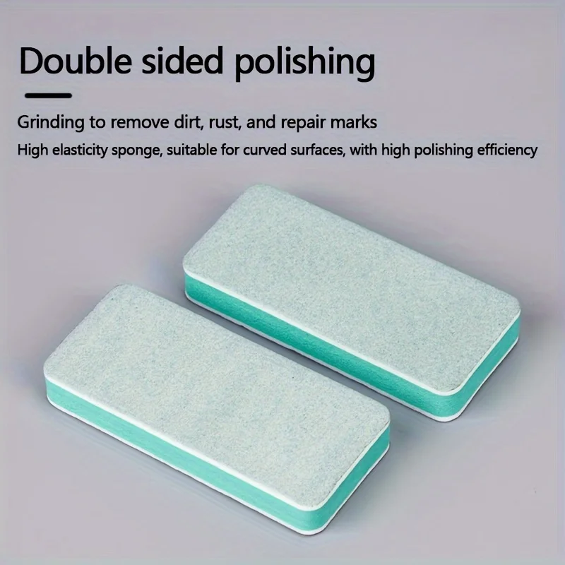 2 Pcs Guitar Fret Polishing Block Double Side for Cleaning Maintenance
