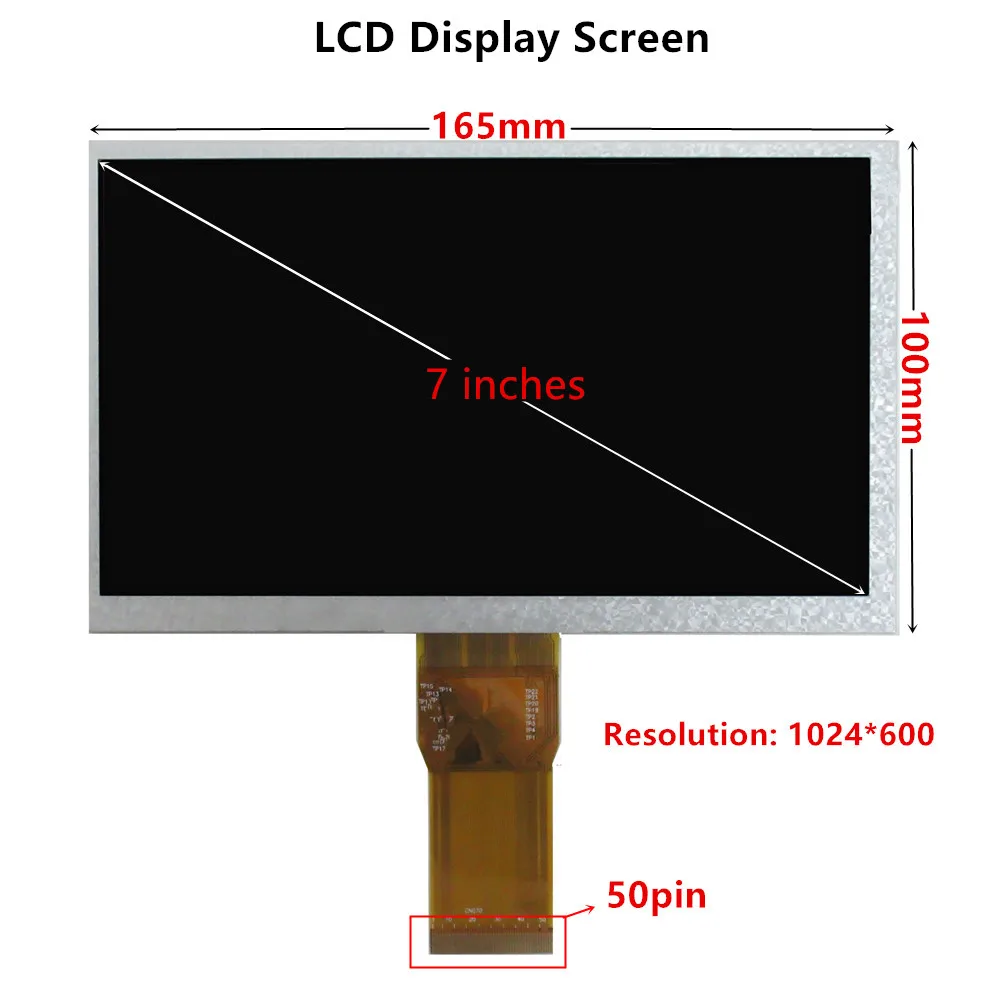 7 ġ 1024*600 ũ ÷ LCD  ̹   ̴ HDMI ȣȯ Ǵ,   ٳ  PC