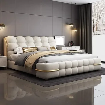 modern180X200CM luxury king size with shipping marriage california king bed frame queen bed with mattress included Single double