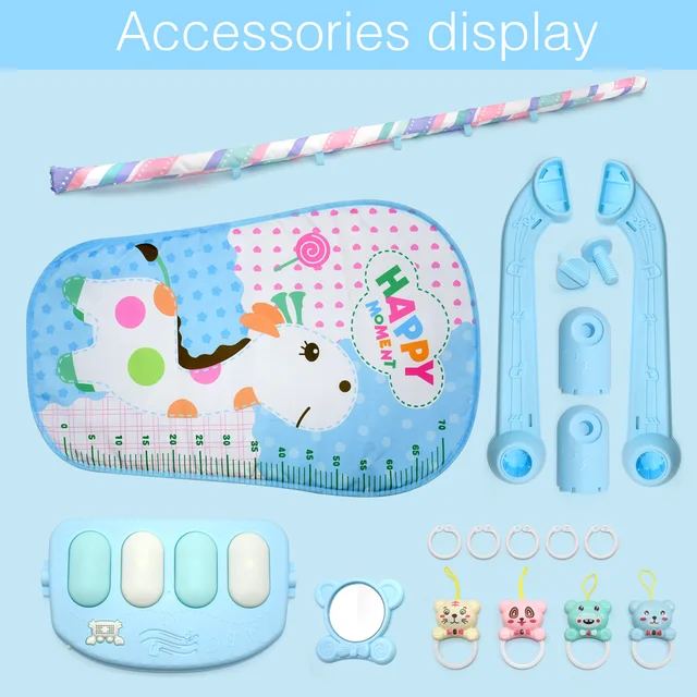 Baby Floor Mat Music Rack Kids Play Rug Puzzle Carpet With Piano Keyboard Early Education Gym Crawling Game Playmat 5