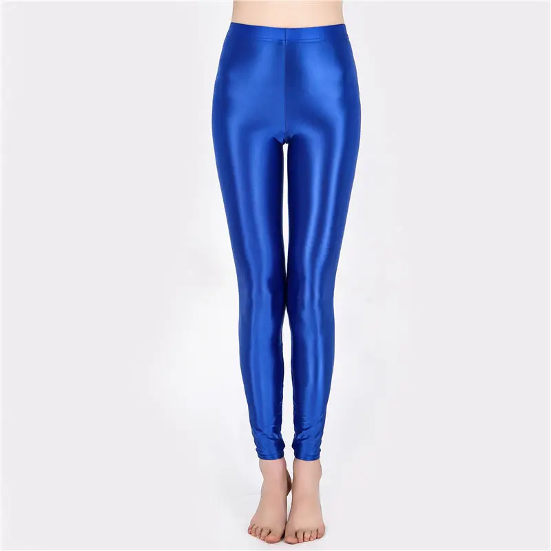 New lady Solid Candy color slim Leggings for Women High Stretched Female Neon Legging Pants Girl Clothing