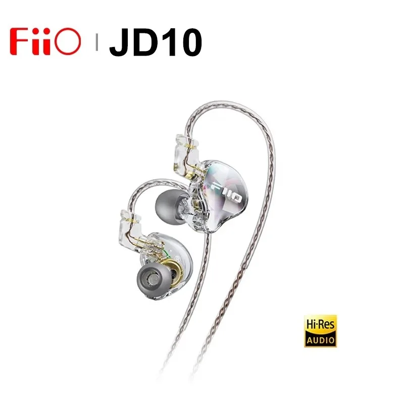 FiiO JD10 Wired In-Ear Earphone Hi-Res Audio HIFI Bass