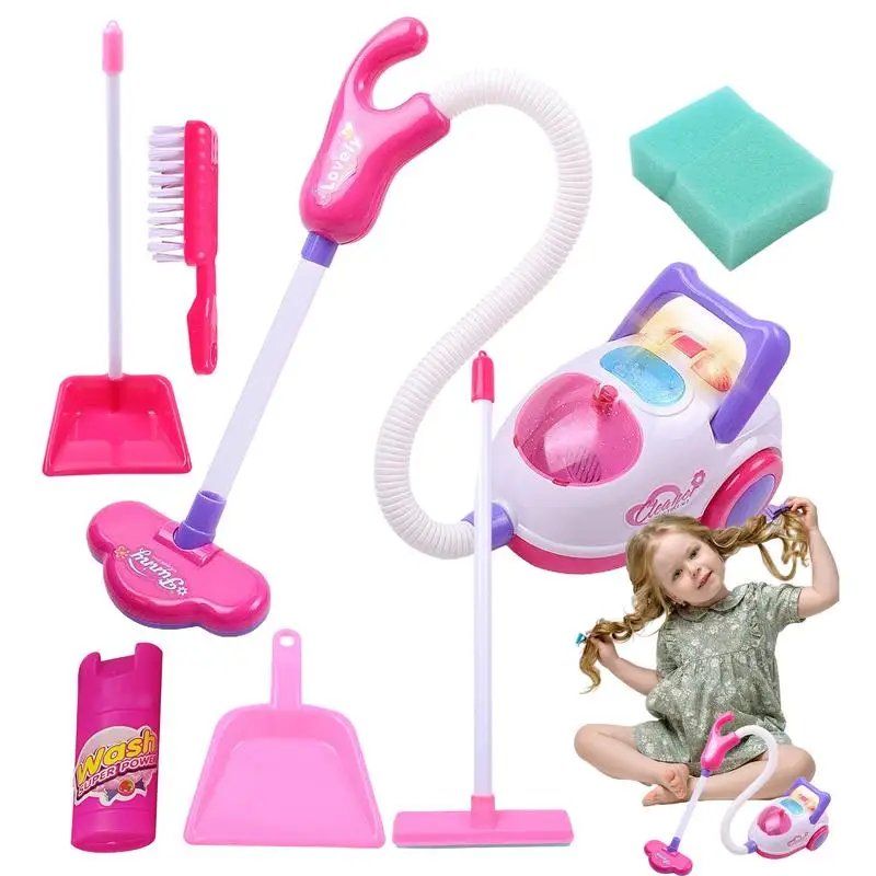 

Children's Simulated Life Cleaning Toys Cleaning And Sanitation Simulation Vacuum Cleaner Tool Set For Kids