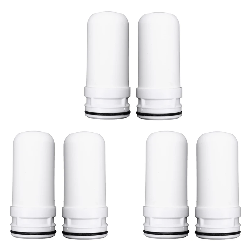 

6Pcs Water Filter Cartridges For Kitchen Faucet Mounted Tap Water Purifier Activated Carbon Tap Water Filtros Filter