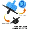 100pcs Pressure Compensating Drippers,Drip Irrigation Emitters for Watering Irrigation System, Garden Lawn Plant Water Sprinkler 5