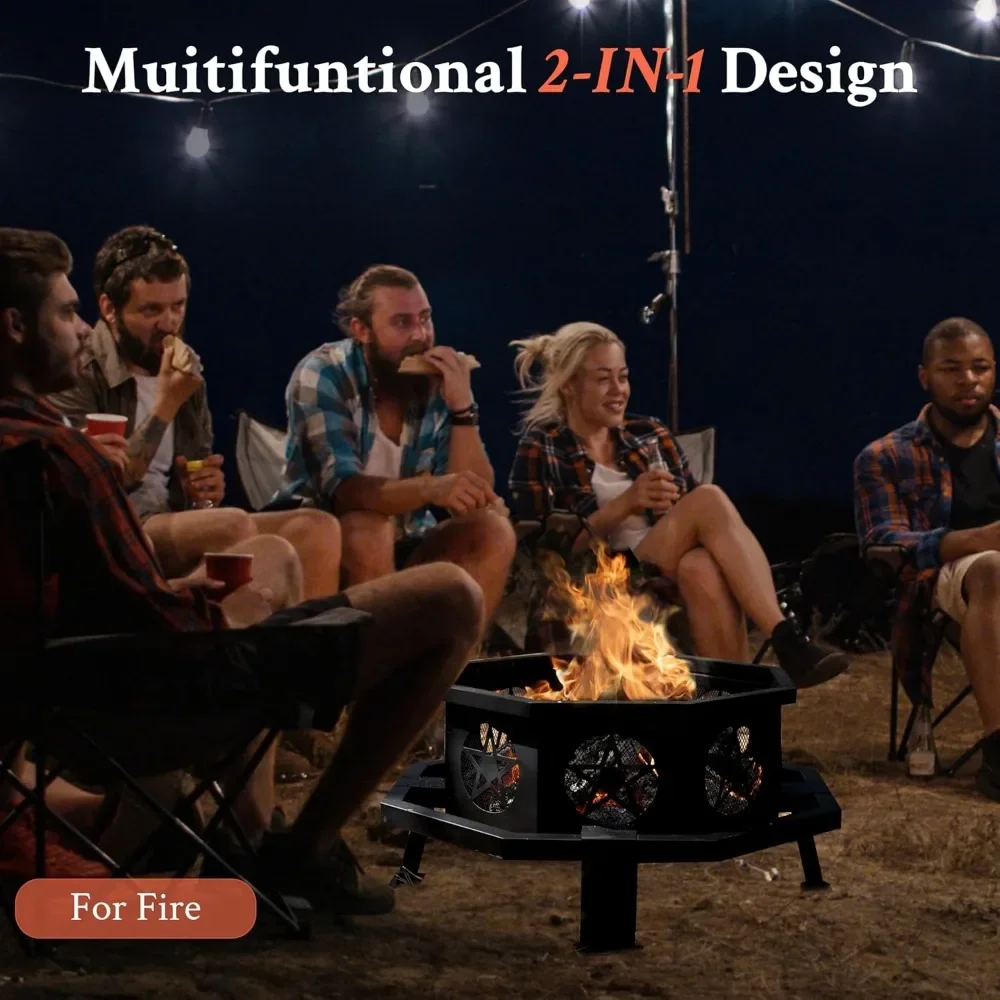 Octagonal Fire Pit 5